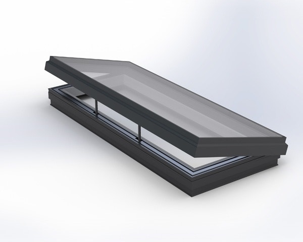 Signature manual opening glass rooflight
