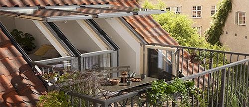 velux cabrio balcony window