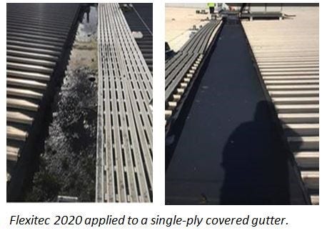 Coating Lined Gutters