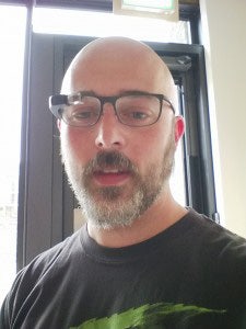 I was not happy with the positioning of these Google Glass frames on my face