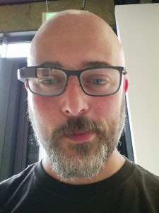 Rather Hipster looking frames for Google Glass
