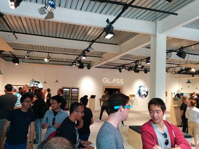 A professional event to promote Google Glass