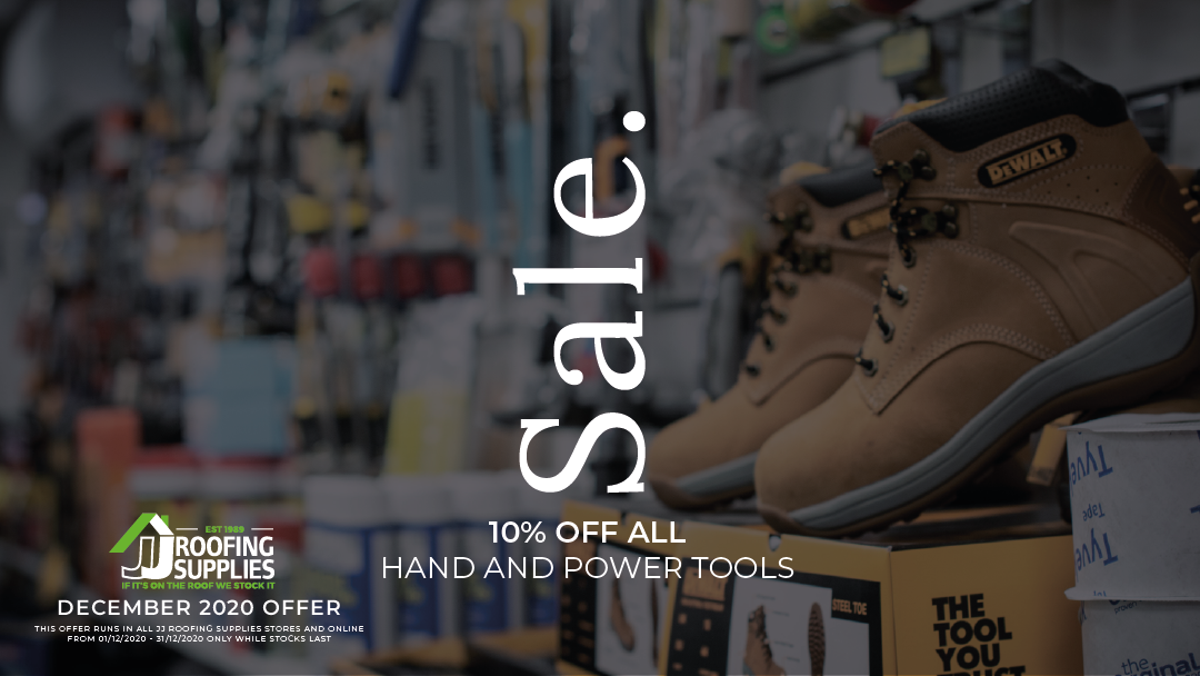 10% Off all Hand and Power Tools