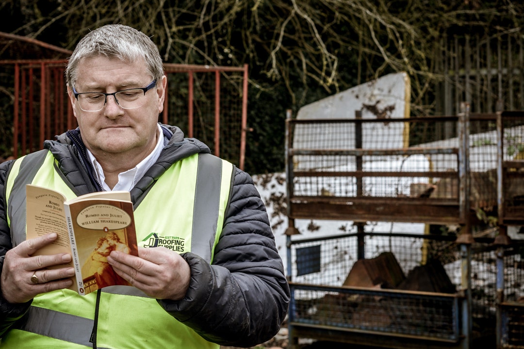 Steve Wells reading Romeo and Juliet on World Poetry Day