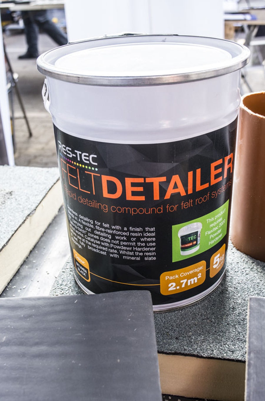 Res-Tec-Felt-Detailer Product Launch at Roofing Trade Show