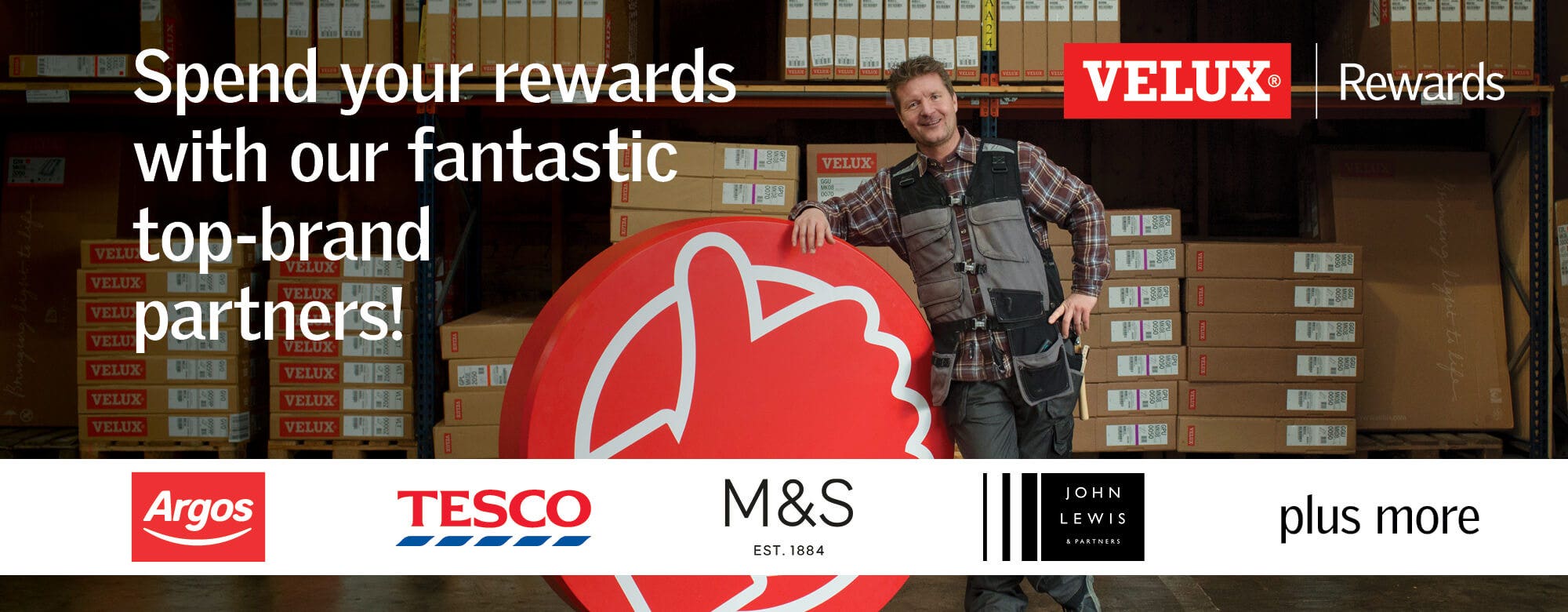 The brands your can spend your Velux Rewards with