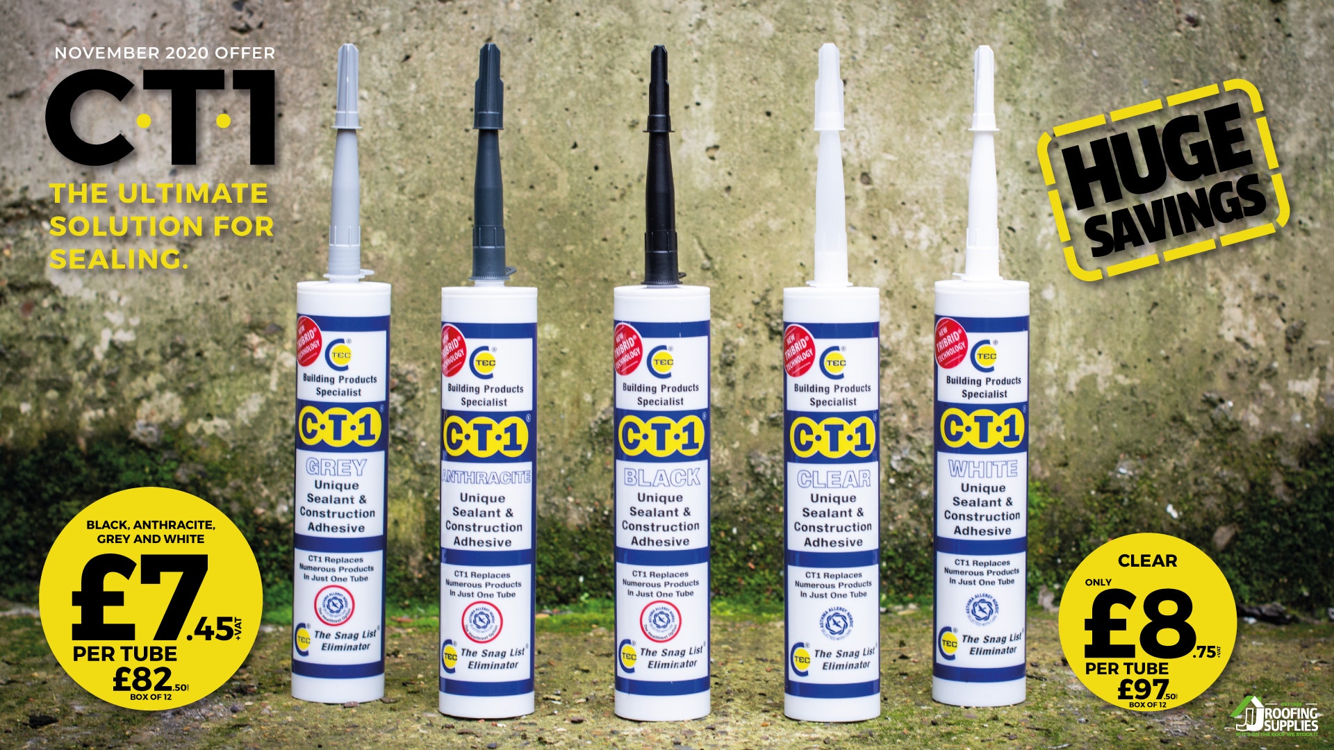CT1 Sealant and Adhesive November 2020 Offer
