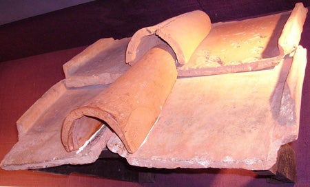 Ancient Roman Clay roof tiles