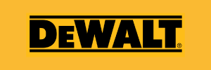 DeWALT Logo Yellow Background and Black Writing