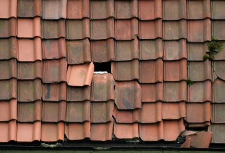 missing tiles will lead to water ingress