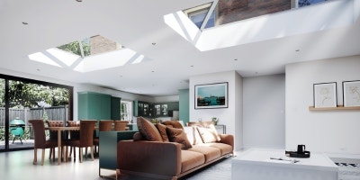 Interior Living room Flat Roof Interior