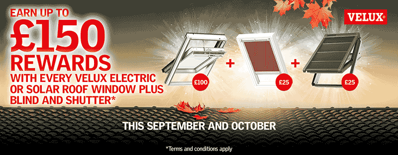Velux Rewards Earn up to £150 in September and October 2022