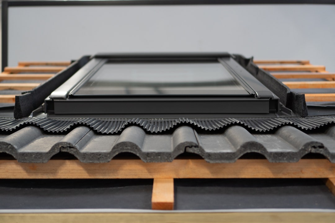 Velux Low Pitched Roof Window at Velux Training Academy in Slough taken by JJ Roofing Supplies