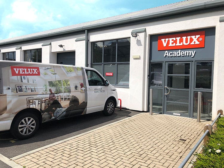 Velux Training Academy in Slough - training in partnership with JJ Roofing Supplies