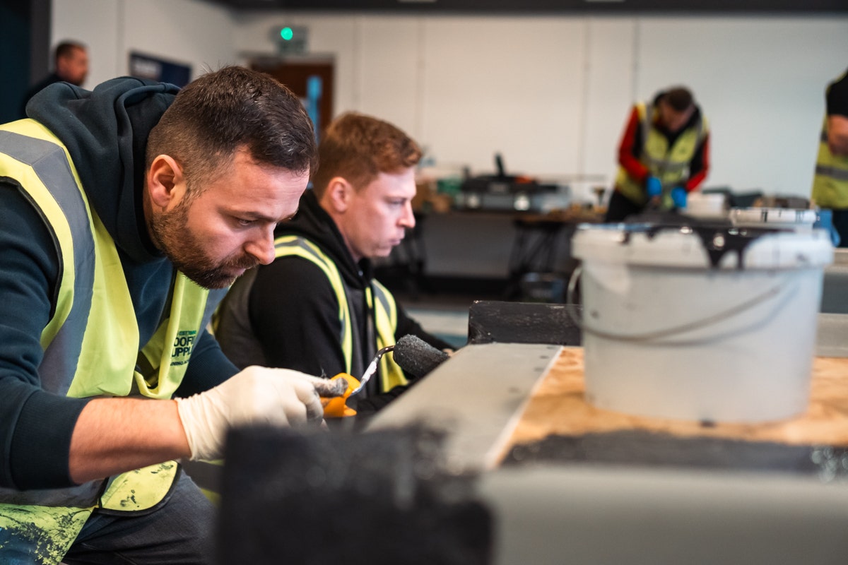 Restec Flexitec Training at JJ Roofing Supplies Roofing Training Academy