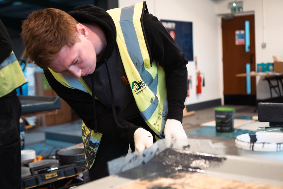 Restec Flexitec Training at JJ Roofing Supplies Roofing Training Academy