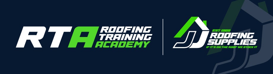 Roofing Training Academy and JJ Roofing Supplies Logos