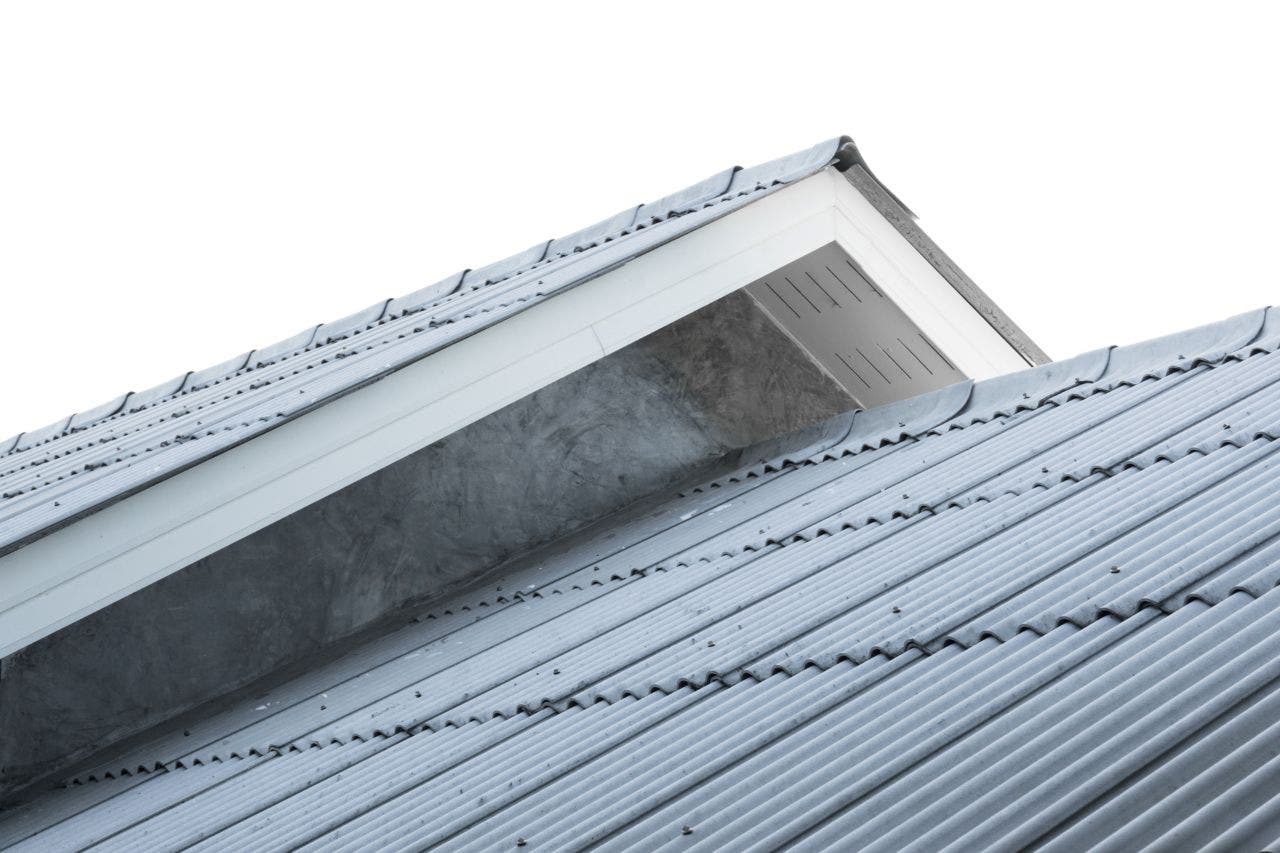 house with a metal roof